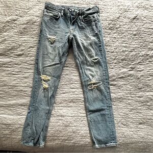 Old Navy Men's Skinny Jeans - Distressed Blue